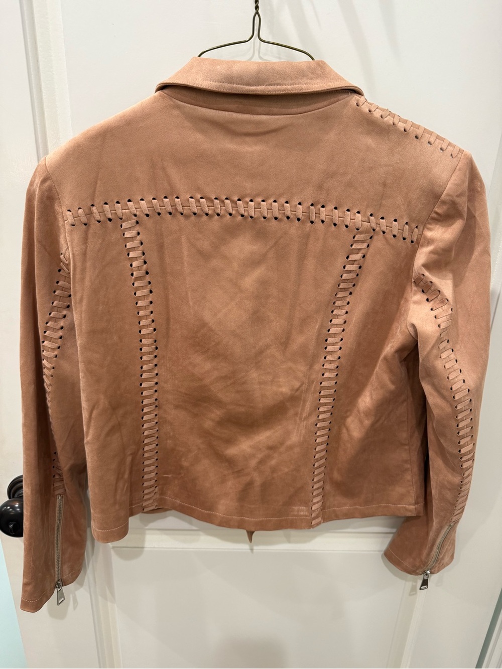 We Are Kindred Camilla Hand Stitched Biker Jacket - Picture 2 of 4